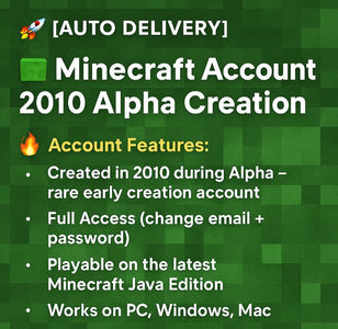 ⛏️ #2699 Minecraft Account | حساب ماينكرافت نادر 🔥